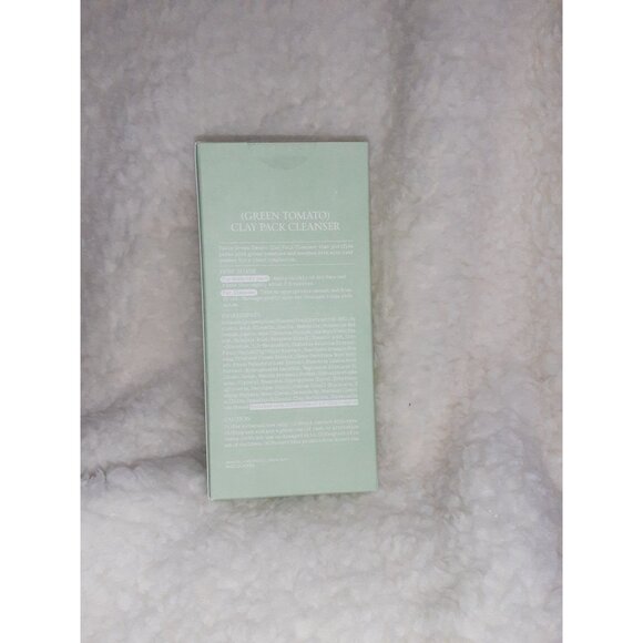 Green Tomato Clay Pack Cleanser 120ml Vegan Skincare For Deep Cleansing & Pore P - Picture 3 of 7